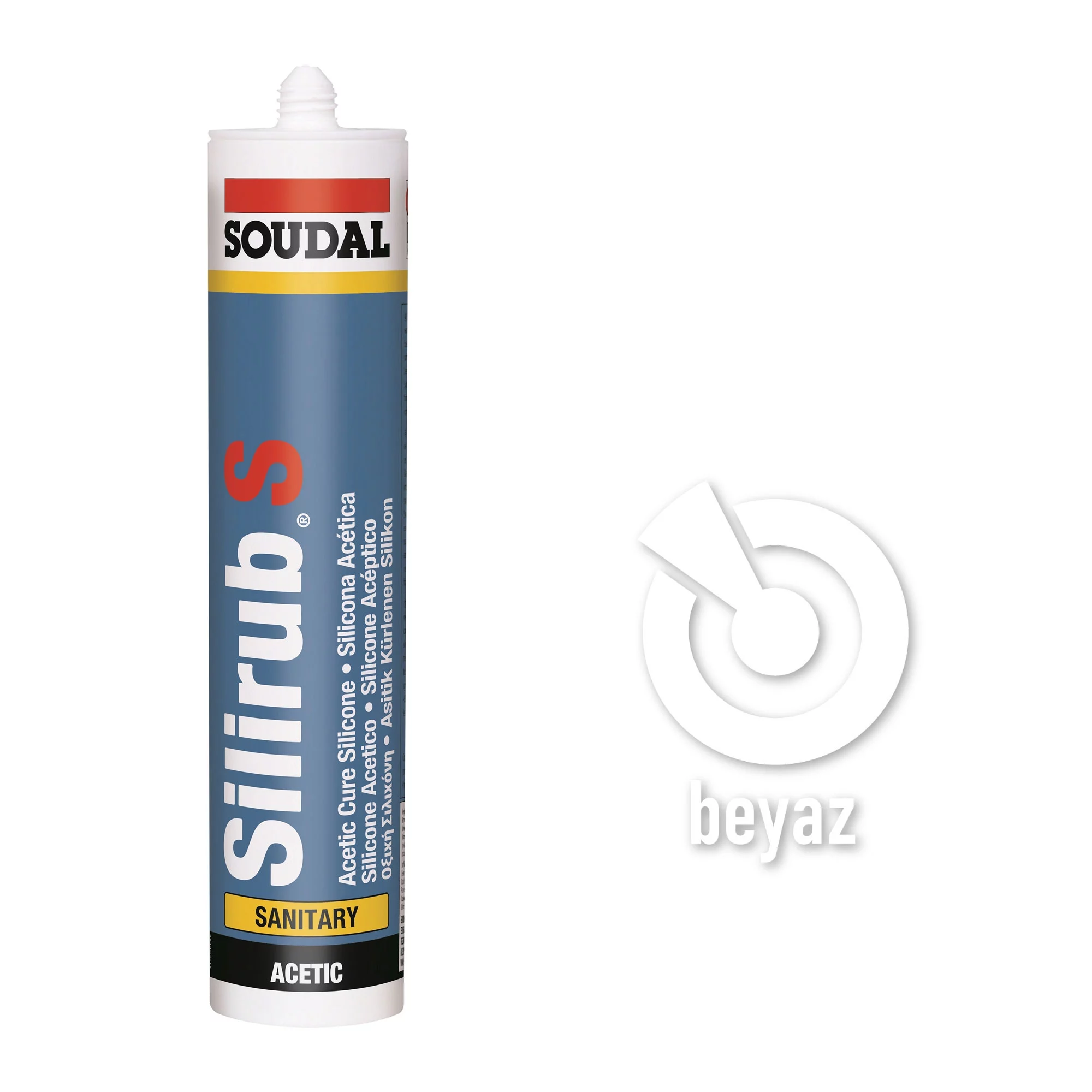 Soudal Silirub S Genel Amaçlı Silikon 280 ML - Thumbnail