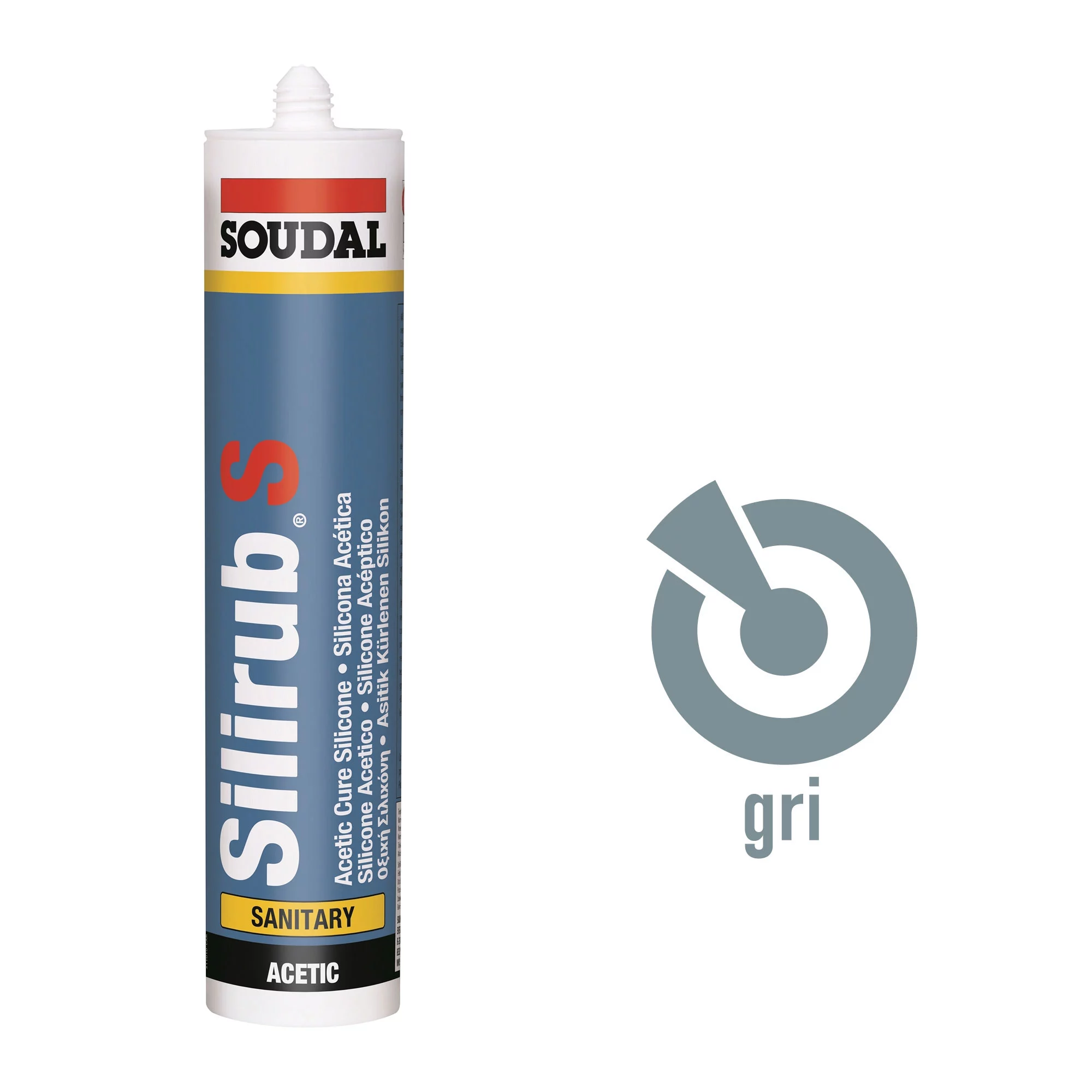 Soudal Silirub S Genel Amaçlı Silikon 280 ML - Thumbnail