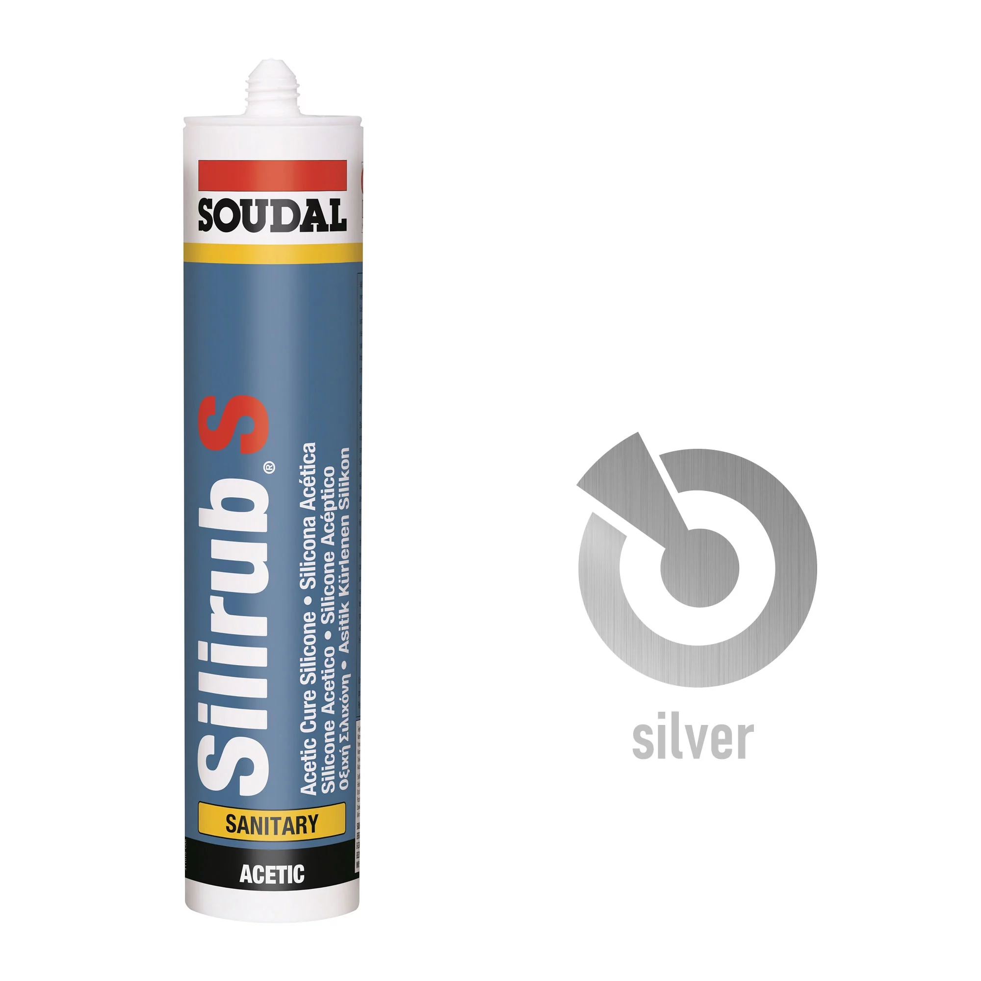 Soudal Silirub S Genel Amaçlı Silikon 280 ML - Thumbnail