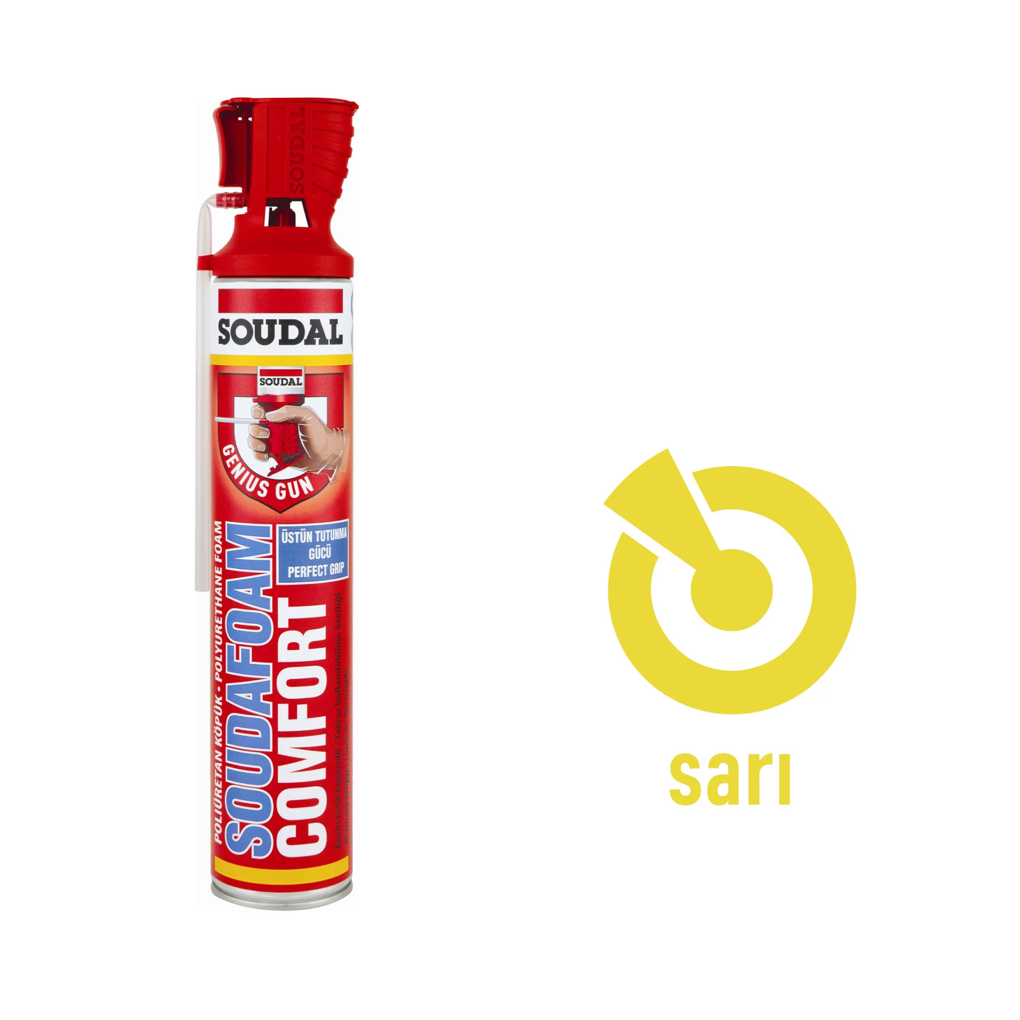 Soudal Soudafoam Comfort Patentli Akıllı Tabanca SisteMLi 750 ML Köpük - 2