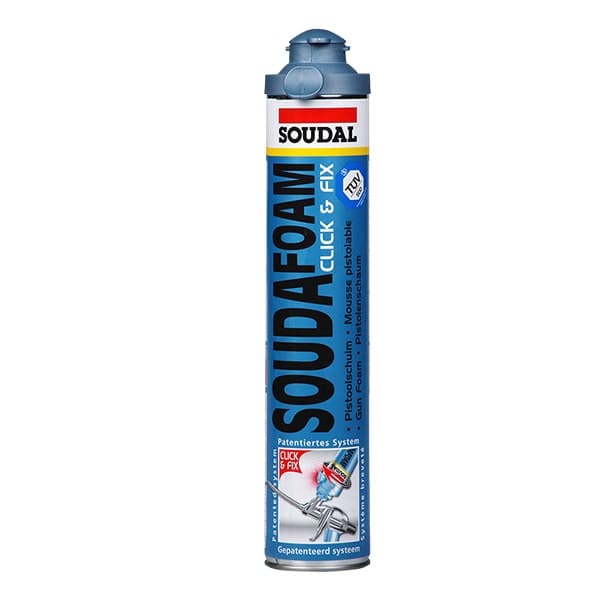 Soudal Soudafoam Gun Click & Fix Patentli Adaptör SisteMLi 750 ML Köpük - Thumbnail