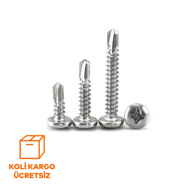 Çetin Civata Yıldız Silindir Başlı Matkap Uçlu Vida YSB MUV - Koli - Çetin Civata